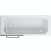 RRP £399. 1700 X 750mm The Bath Co. Evolve Traditional Straight Shower Bath