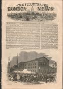 New York Manhattan 1849 Riots Antique NewspaperAntique Complete Edition The Illustrated London
