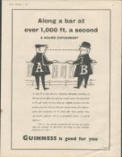 Guinness 1957 Original Print 