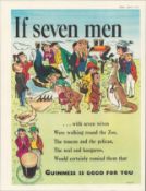 Original 1952 Guinness Print 