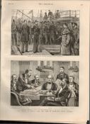 1880 The Distress West Of Ireland Antique NewspaperOriginal Antique Complete 1880 Edition The