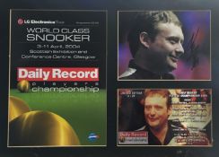Autographed Jimmy White Mounted Montage.8
