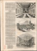 St Patricks Day In Dublin Antique 1843 NewspaperOriginal Antique Complete 1843 Edition The