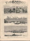 Opening Holyhead Harbour To Ireland Price Of Wales 1880 NewspaperOriginal Antique Complete 1880