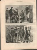 1880 Famine & Distress West Of Ireland Irish Women Looking For HelpOriginal Antique Complete 1880