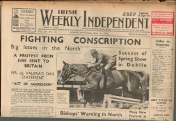 1939 Irish Newspaper All Ireland Fighting Ww2 ConscriptionsOriginal Complete Edition The Weekly