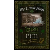 Reproduction Large Metal Irish Pub Sign 