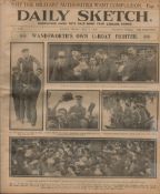 Easter Rising 3 Leaders Executed Connolly Captured Wounded Rare NewspaperOriginal Complete Edition