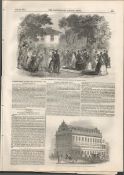 The Opening Cork Passage Railway 1847 Antique NewspaperOriginal Antique Complete 1847 Edition The