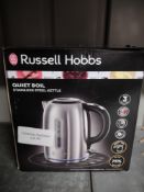 Russell Hobbs 20460 Kettle, Stainless Steel, 3000 W, 1.7 liters. RRP £31.99 - Grade U