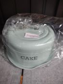 KitchenCraft Living Nostalgia Airtight Cake Storage Tin / Cake Dome, 28.5cm. RRP £29.99 - Grade U
