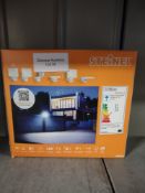 Steinel LED Flood Light XLED Curved S Anthracite, 9.3 W Security Light. RRP £59.99 - Grade U