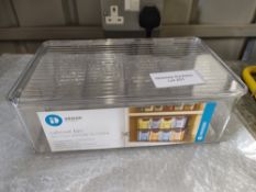 IDesign Storage Container with Lid. RRP £18.99 - Grade U