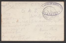 Australia - World War One 1919 Picture postcard of the Australian Hospital Ship 