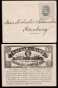 MALTA 1891 Covers with endorsed 