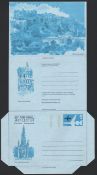 Great Britain 1975 Great Britain 1975 81/2p Special Issue Scottish Aerogramme views of Edinburgh wit