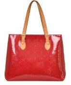 LOUIS VUITTON Monogram Vernis Houston Shoulder Bag
