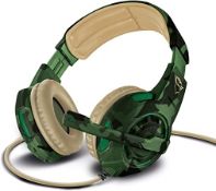8 x Trust Radius Gaming Headsets. GXT 310 & GXT 310C.