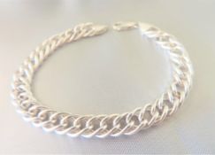 Italian 925 Sterling Silver Bracelet with Gift Pouch