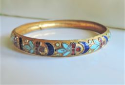 Vintage Cloisonne Bangle