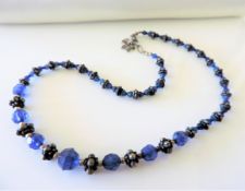 Vintage Bead Necklace 18 inches