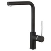 (7I) 2x Tap Items. 1x Forli Black Kiutchen Mixer Tap. 1x Mondella Maestro Chrome Julia Monobloc Kit