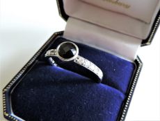 Sterling Silver Gemstone Ring New with Gift Pouch