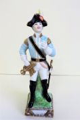 Antique Carl Thieme Dresden Napoleonic Military Figurine 'Hornist' Circa 1890's