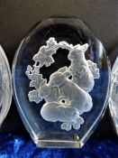 Danbury Mint Crystal Animal Sculpture by Philip Nathan