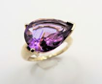 Sterling Silver Ring 5 ct Amethyst Ring New with Gift Box