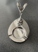 Rolls Royce ashtray to commemorate 25 years of service between 1942-1967 for Mr D. Coulson with a pa