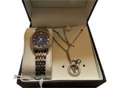Rotary ladies bracelet watch new surplus stock from our private jet charter.