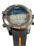 Pulsar Gents Digital Rubber Strap Multi-Function Sports Watch PQ2037