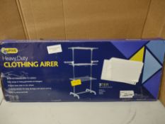 Hyfive Clothes Airer Drying Rack Extra Large 3 Tier. RRP £49.99 - Grade U