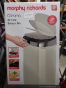 Morphy Richards 971503 Chroma Square Sensor Bin with Infrared Technology. RRP £84.88 - Grade U
