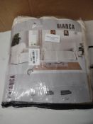Eysa Bianca universal sofa cover with ribbons 3 seats. RRP £56.00 - Grade U