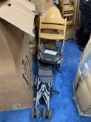 Stokke high chair, pram and booster seat