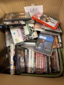 Box of DVD’s etc