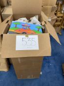 Large quantity of painted panels