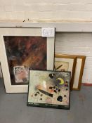 A collection of framed prints a/f