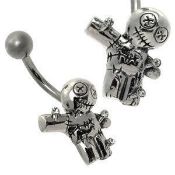 260 pcs Sterling Silver Belly Button Bars -Mixed Designs of Belly Piercing Jewellery - Bananabells
