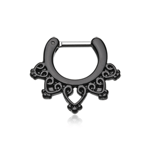 150pcs Clicker Rings for Septum & Ear Piercings. Body Piercing Rings - Mixed Designs & Sizes.
