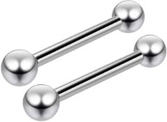 1200pcs Surgical Steel Body Piercing Jewellery -BCR's, Barbells, Labret Studs, Piercing Rings & More
