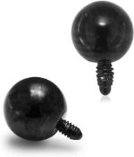 740pcs Dermal Heads / Internally Threaded Acessories for Body Piercings - Mixed Styles & Materials