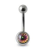 285pcs Fashion Belly Studs - Belly Button Bars for Navel Body Piercings - Mixed Designs & Colours