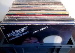 A collection of 71 x vinyl records
