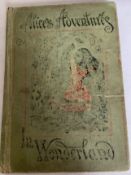 Scarce Alice in Wonderland Six Penny Hardcover with 42 engravings 1906 Edition