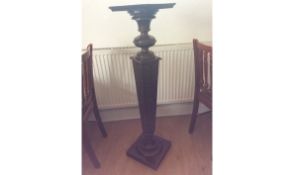 Antique Stunning Wooden Toucher Stand