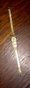 Vintage Ladies Seiko Wristwatch 18 carat gold plated.
