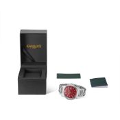 Limited Edition Hand Assembled GAMAGES Debonair Automatic Red Ð 5 Year Warranty & Free Delivery